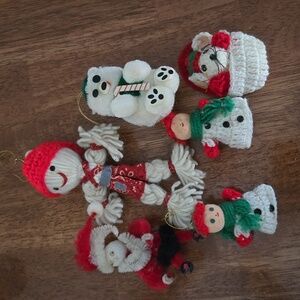 Vintage Handcrafted Christmas Ornaments